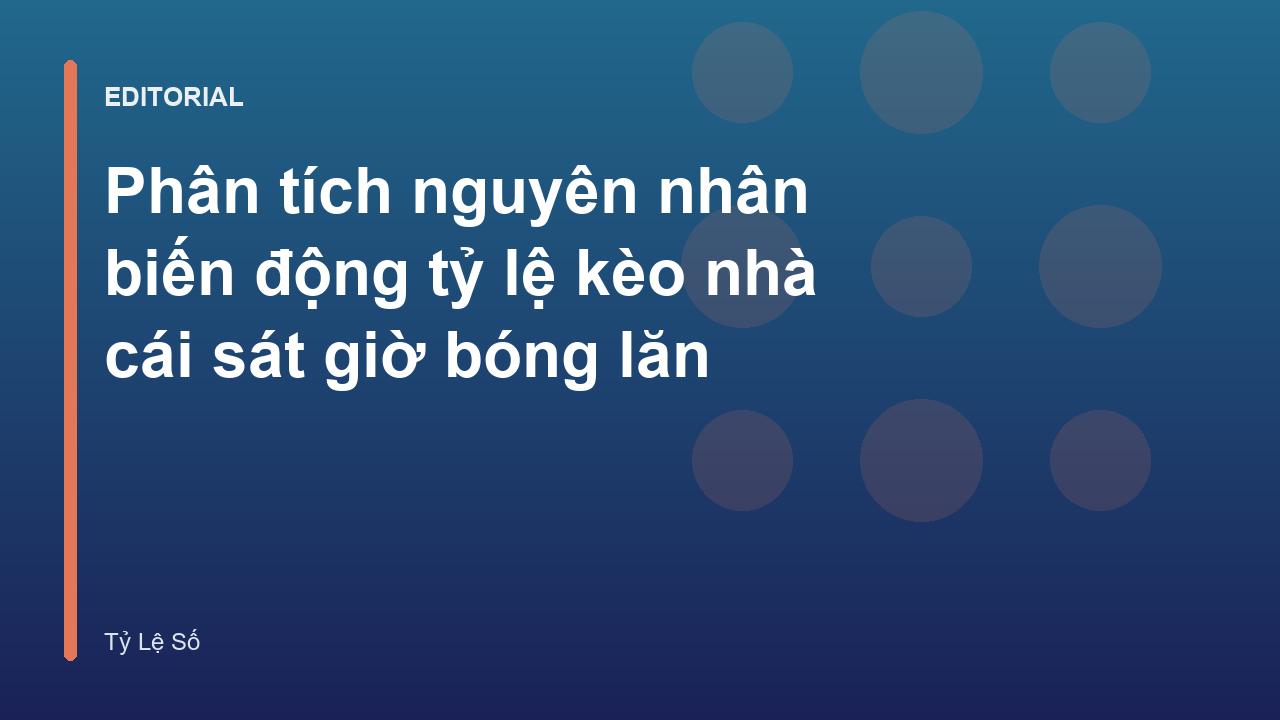 Biểu đồ minh họa sự biến động tỷ lệ kèo nhà cái trước trận đấu